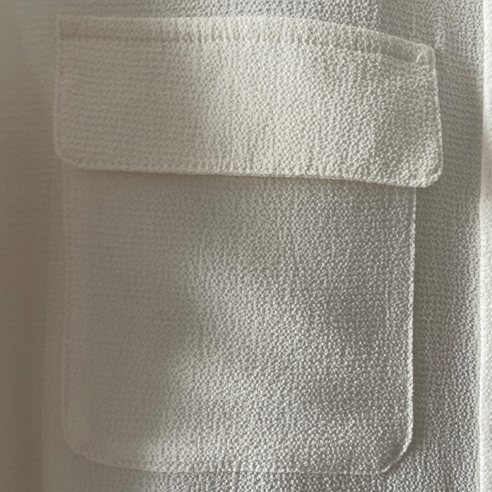 Button down white blouse - image 3